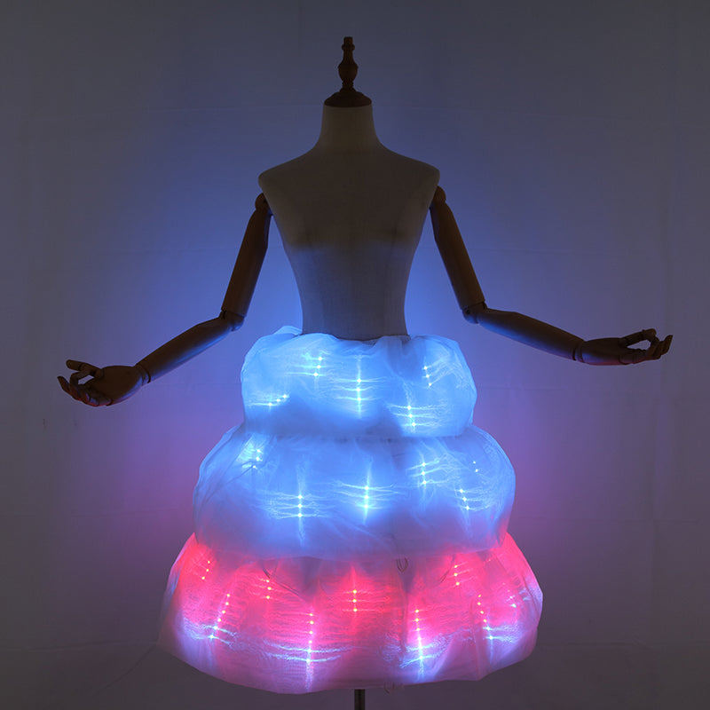 LED Luminous Skirt Ballet Dance Light Up Skirt