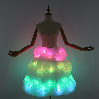 LED Luminous Skirt Ballet Dance Light Up Skirt