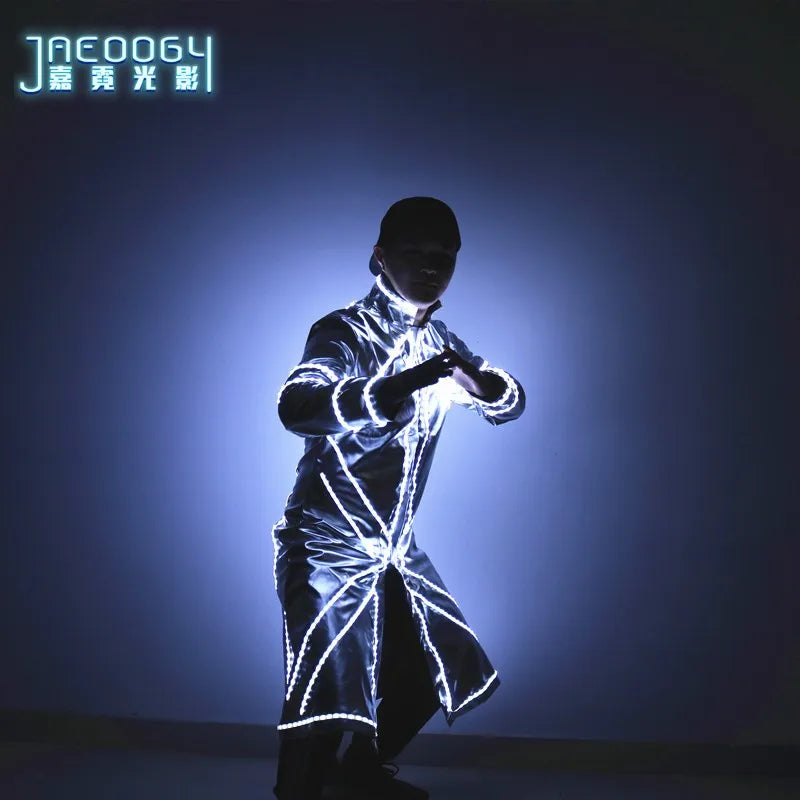 LED Clothing with Flashing Lights, Perfect for Bars, DJs, Concerts and Dance Parties, Creating Luminous Props for the Stage