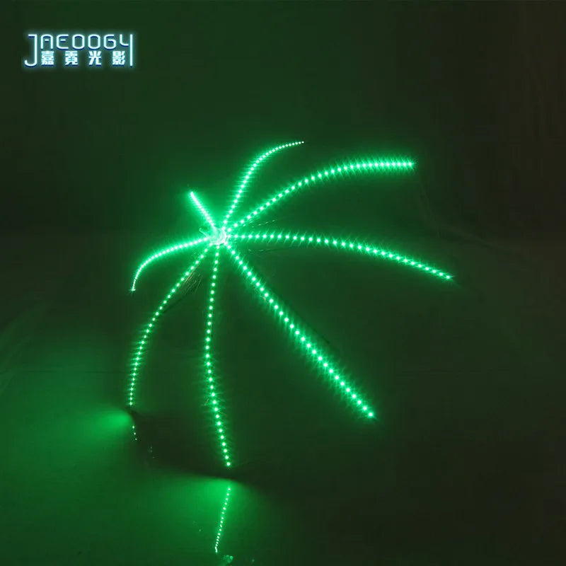 LED Luminous Umbrella, Party Performance Props, Multiple Modes, Full Color, Suitable for Music and Dancing