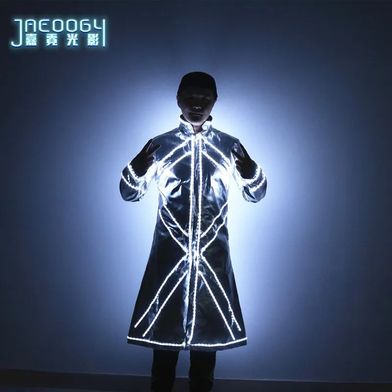 LED Clothing with Flashing Lights, Perfect for Bars, DJs, Concerts and Dance Parties, Creating Luminous Props for the Stage