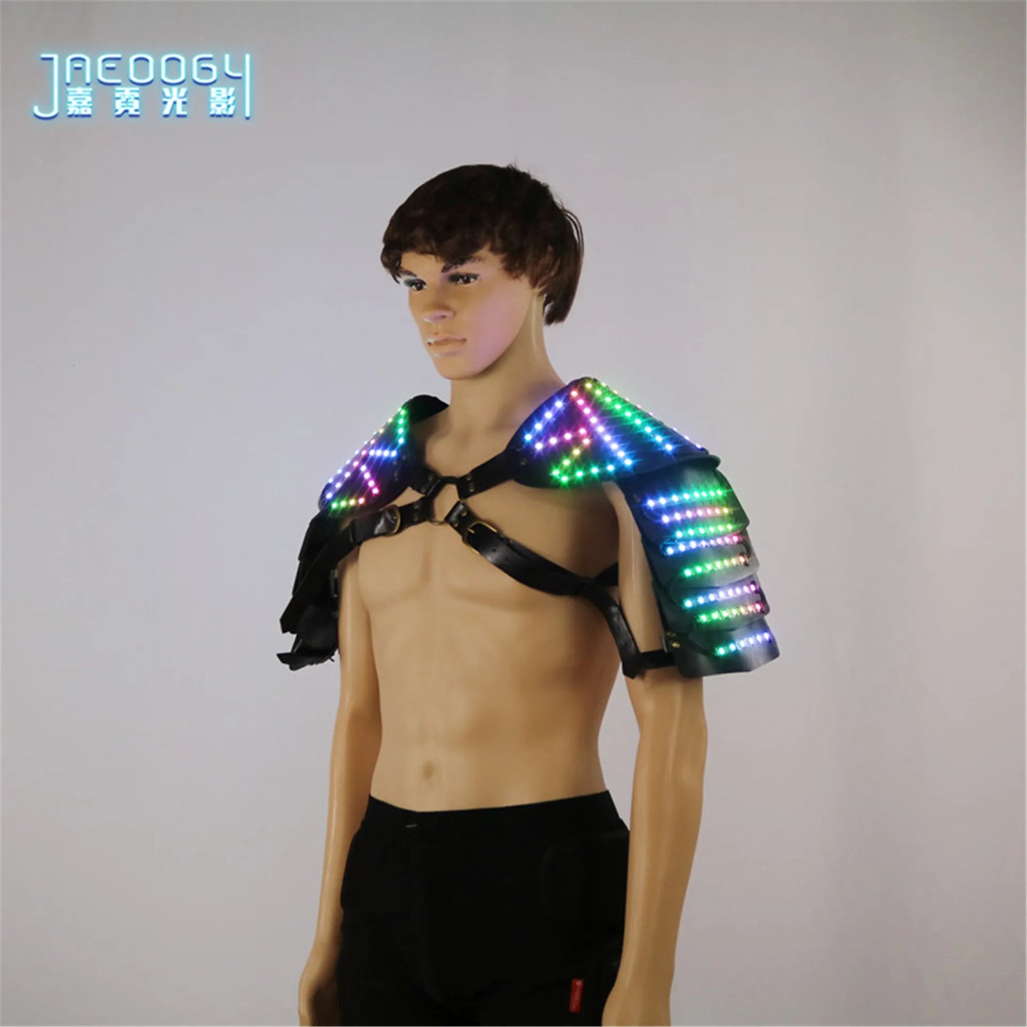 LED Luminous Armor Shawl, Bar Nightclub Fluorescent Vest, COSPLAY Makeup Clothing, Party Atmosphere Props